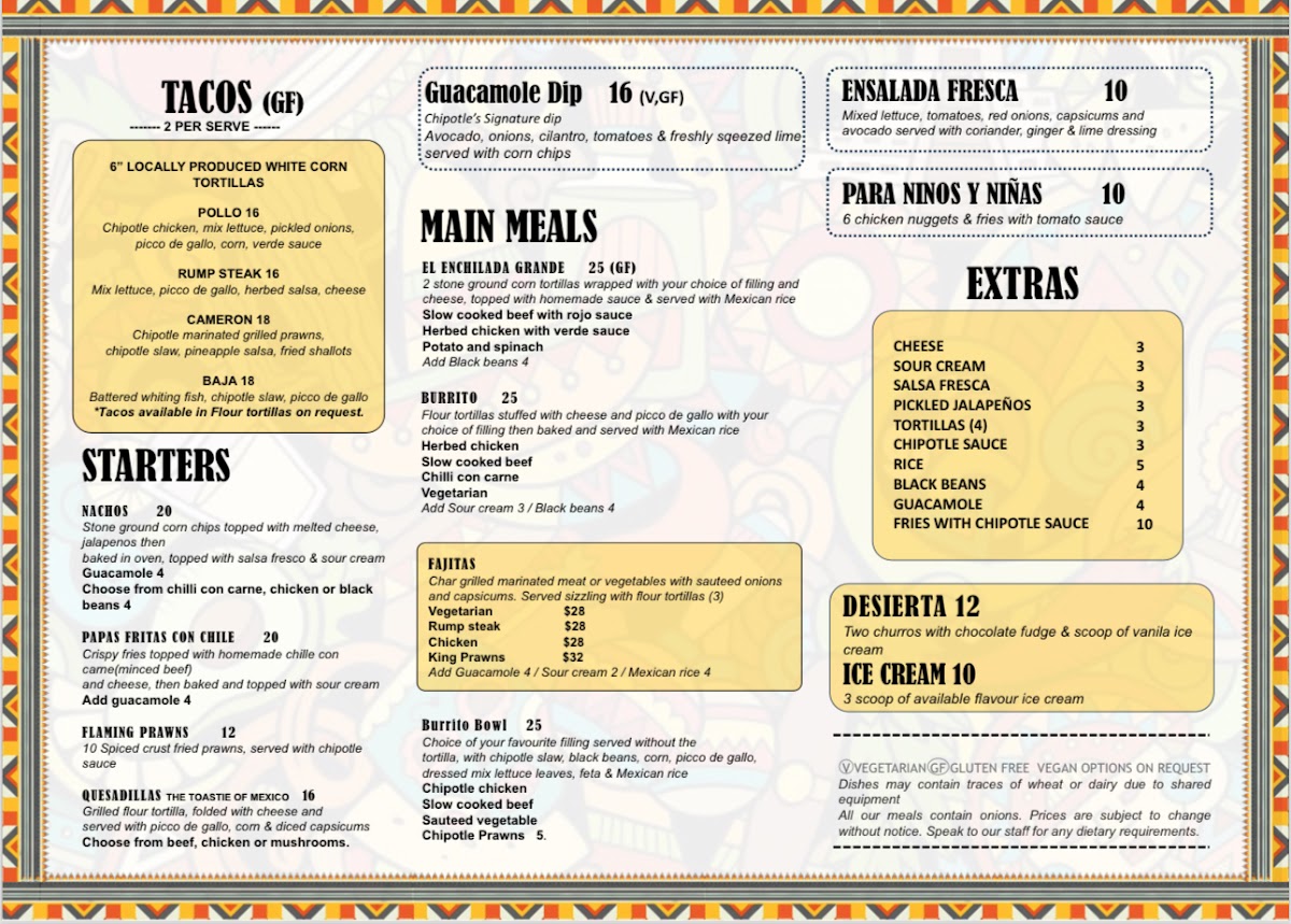 Chipotle Mexican Restaurant - Rye Photo Menu 2