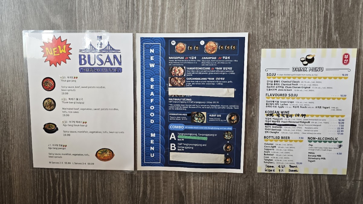 BUSAN Photo Menu 4