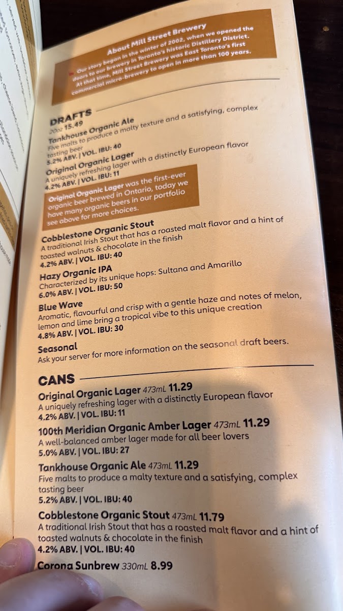 Bar 120 Photo Menu 2
