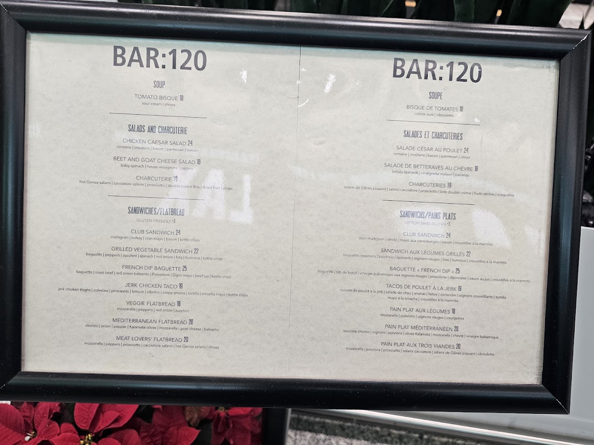Bar 120 Photo Menu 4