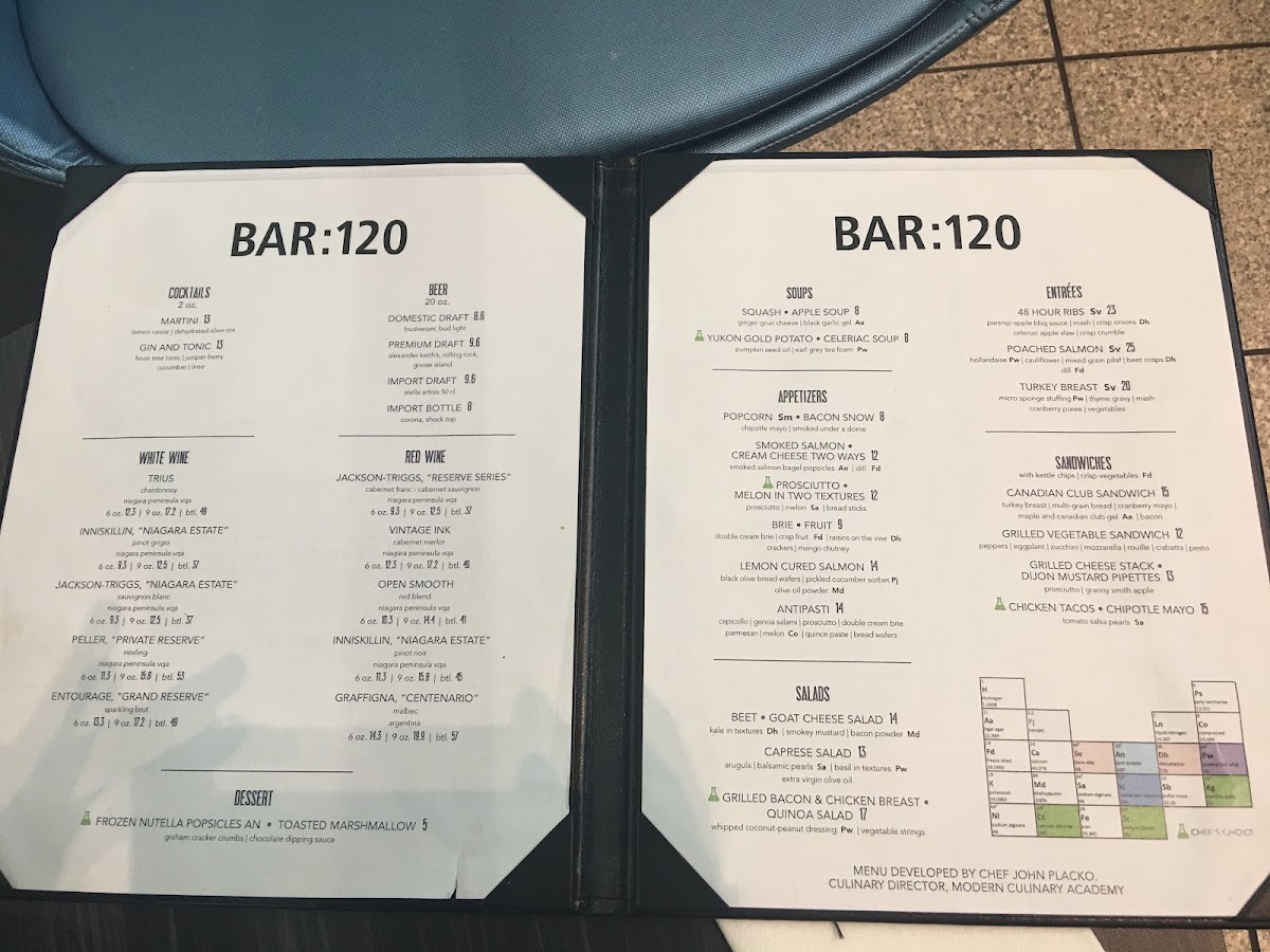 Bar 120 Photo Menu 8