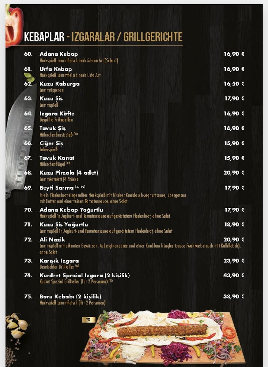 Kudret Kebap House Photo Menu 3
