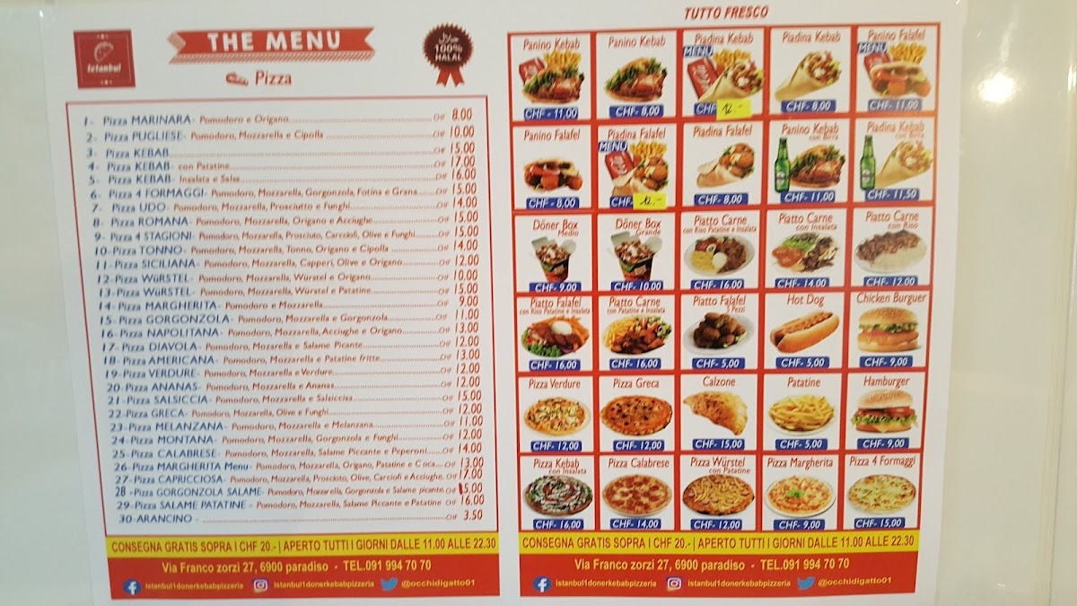 Kebab pizzAmore Photo Menu 3