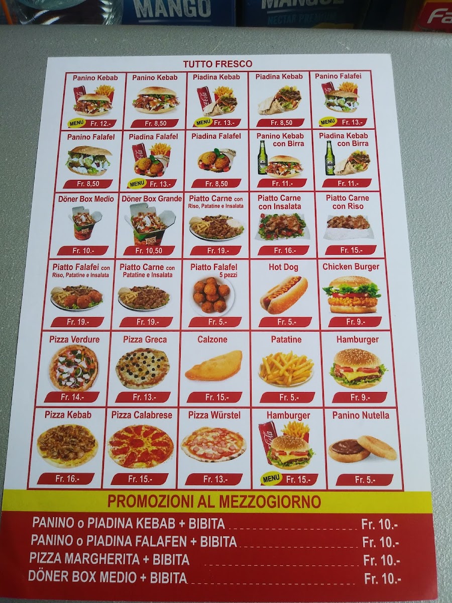 Kebab pizzAmore Photo Menu 5
