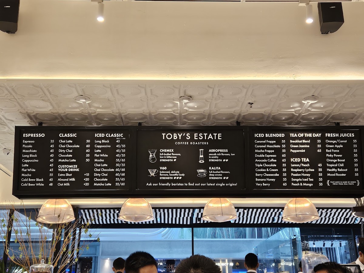 Toby's Estate Lippo Mall Puri Photo Menu 2