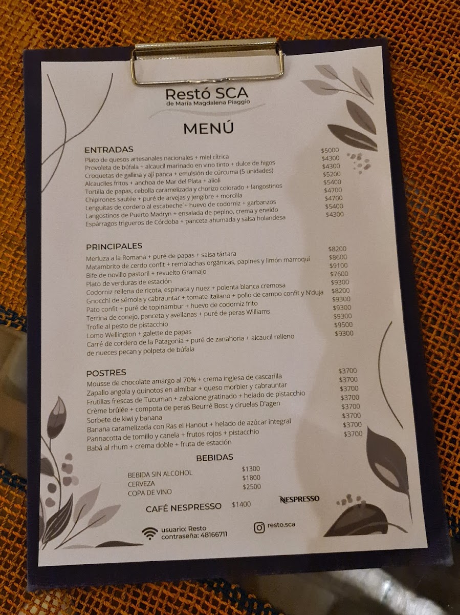 Restó S.C.A | Cocina de autor Photo Menu 10