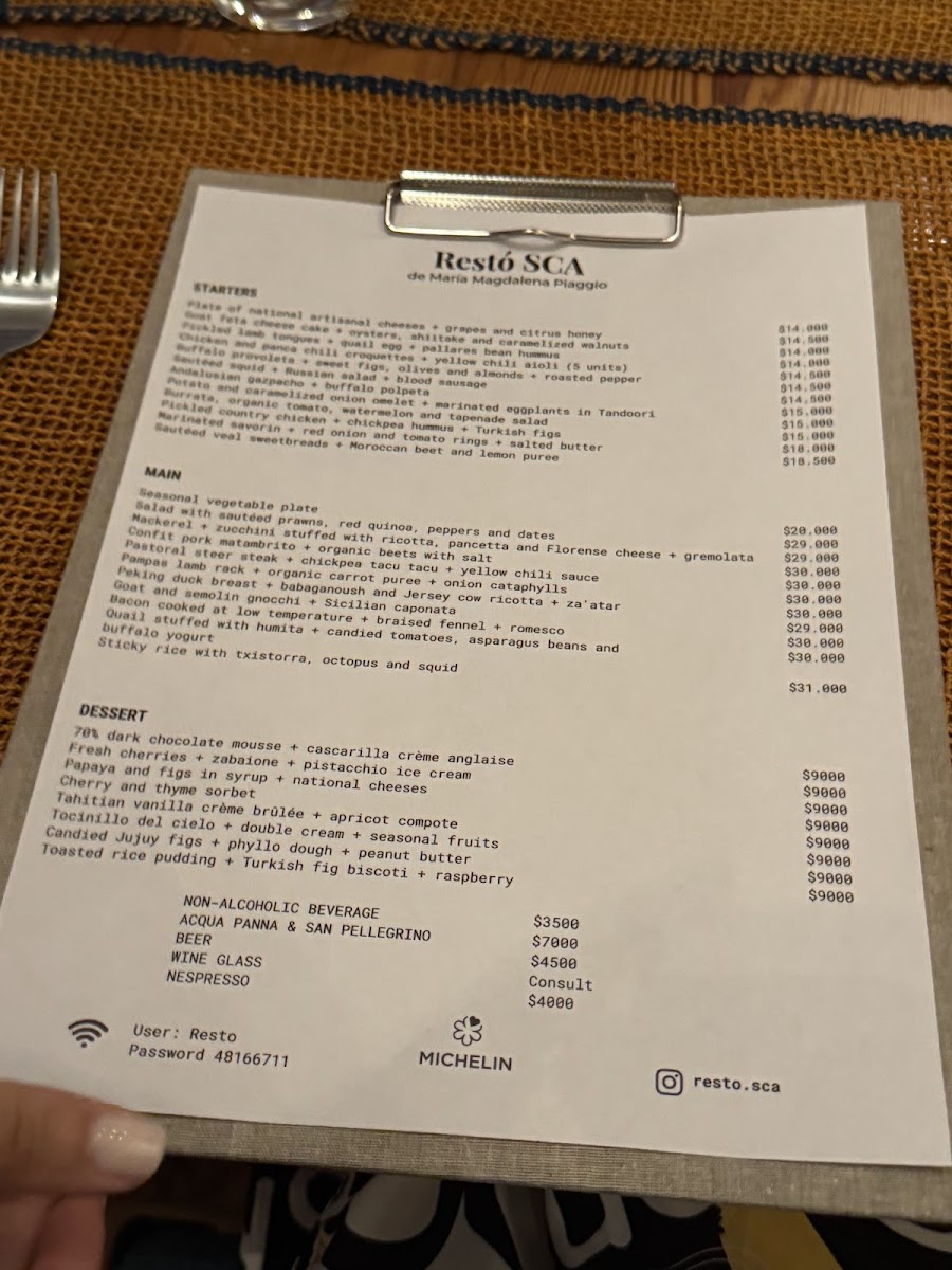 Restó S.C.A | Cocina de autor Photo Menu 3