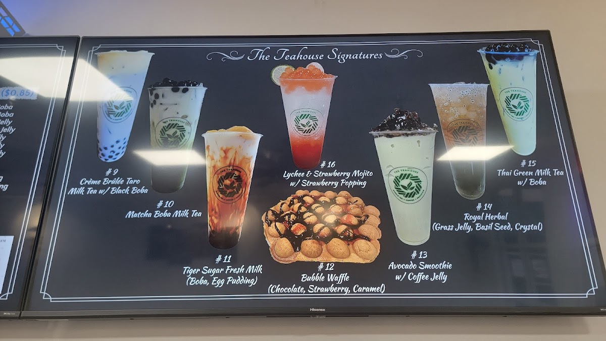 The Teahouse: Bubble Tea, Coffee, Smoothies Photo Menu 7