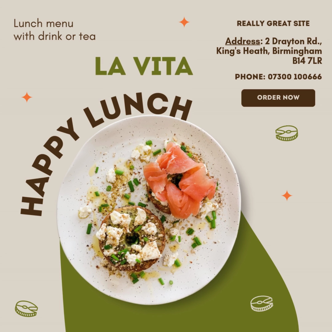La Vita Cafe & Restaurant - King's Heath Photo Menu 5