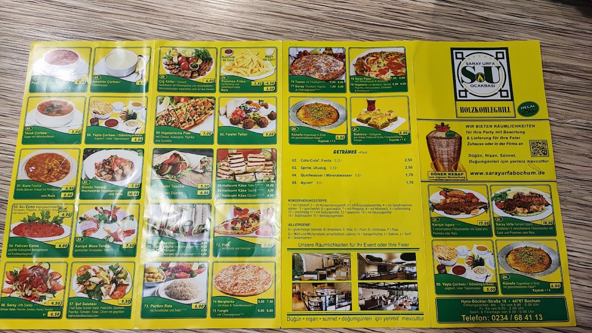Urfa Saray Photo Menu 1
