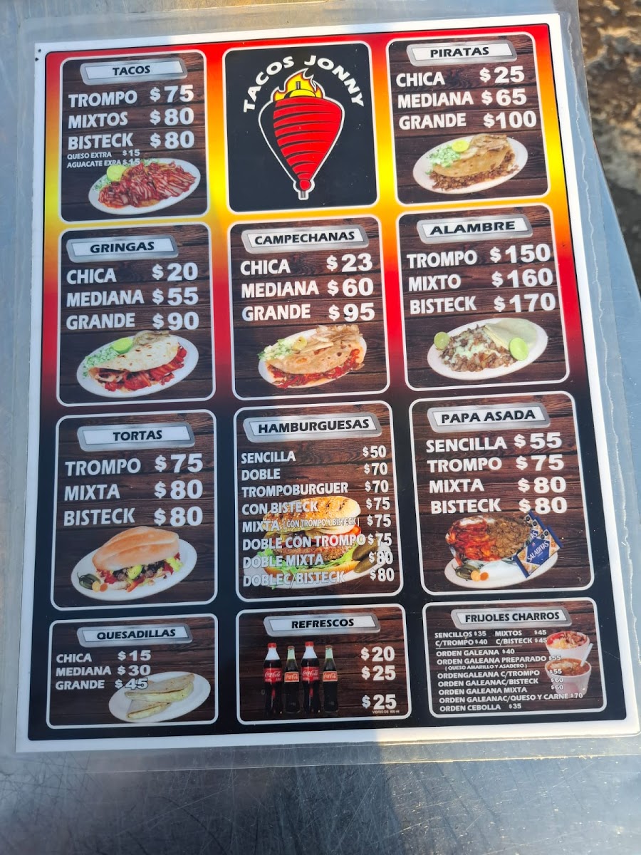Tacos Jonny Photo Menu 2