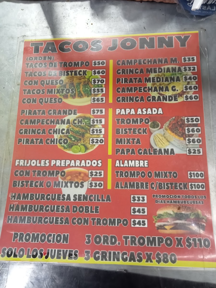 Tacos Jonny Photo Menu 4