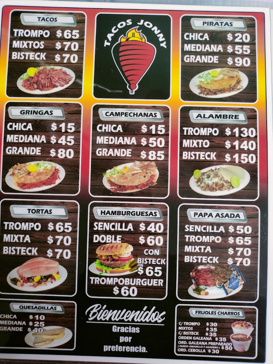 Tacos Jonny Photo Menu 5