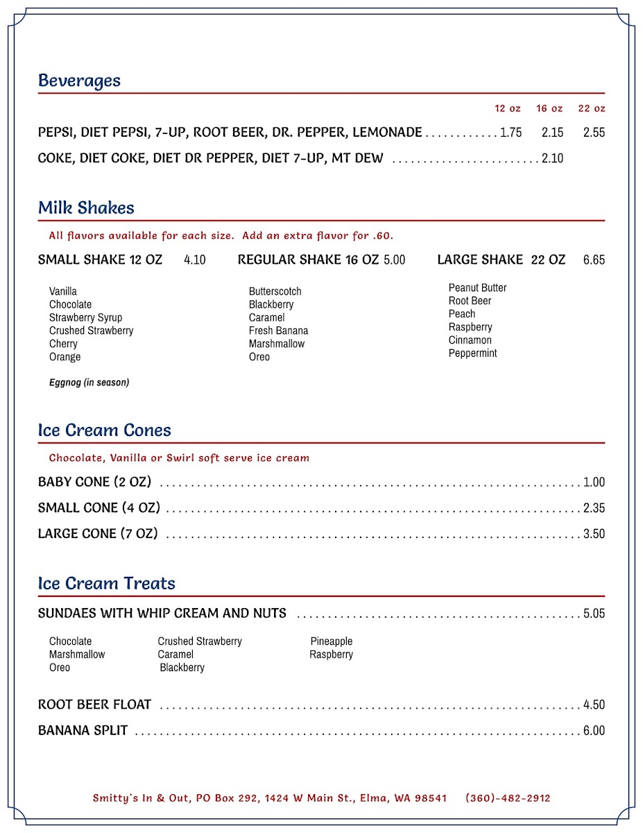 Smittys In & Out Photo Menu 3
