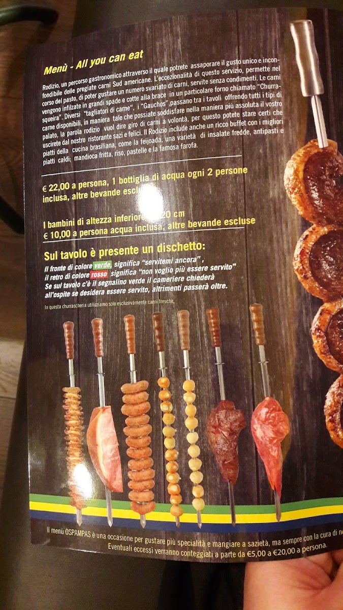 Os Pampas Churrascaria Brasileira Photo Menu 9