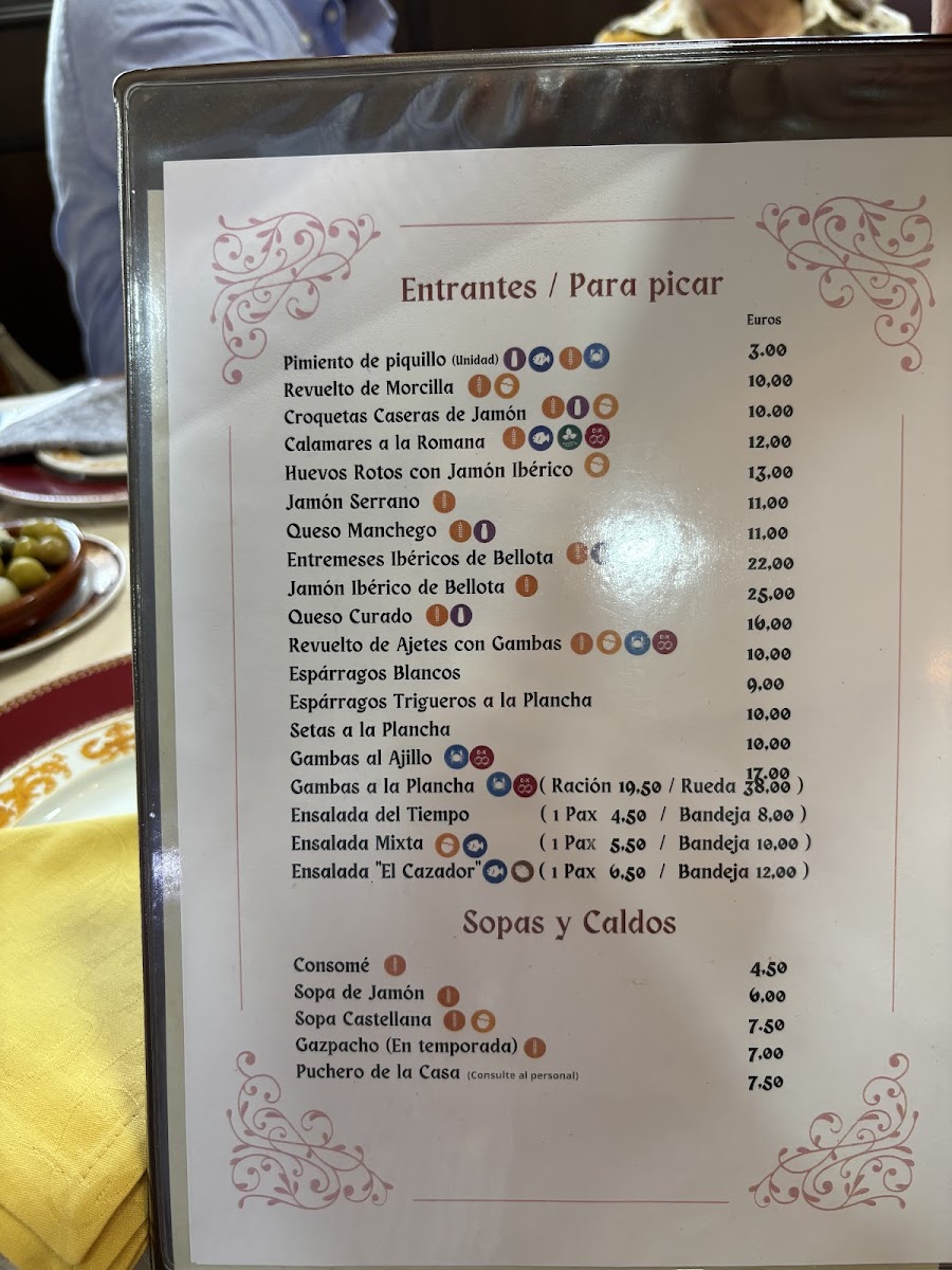 El Cortijo del cazador Photo Menu 1