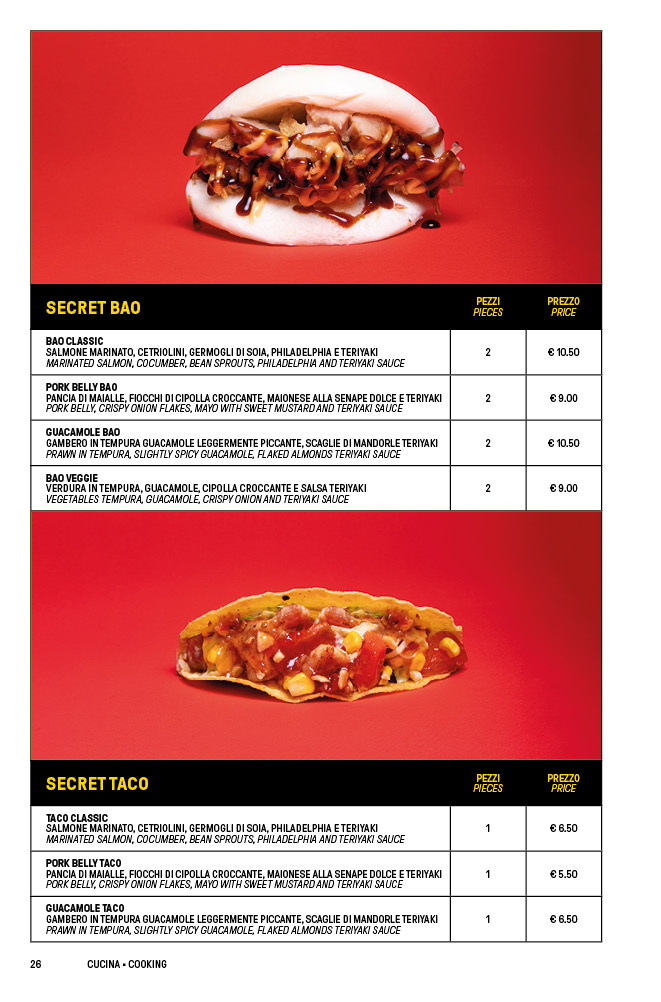 Secret Sushi Photo Menu 2