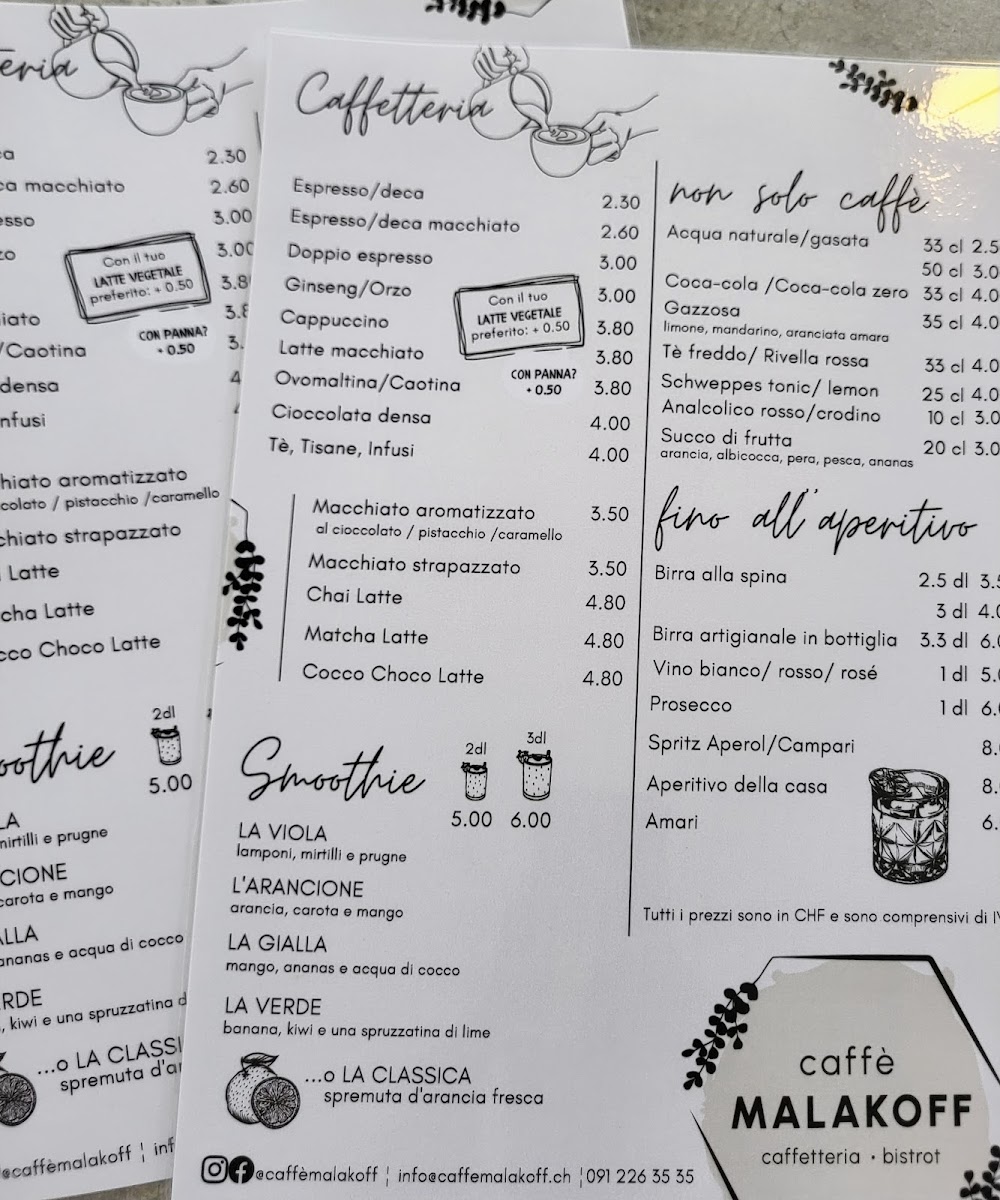 Caffè osteria del mare Malakoff Photo Menu 2