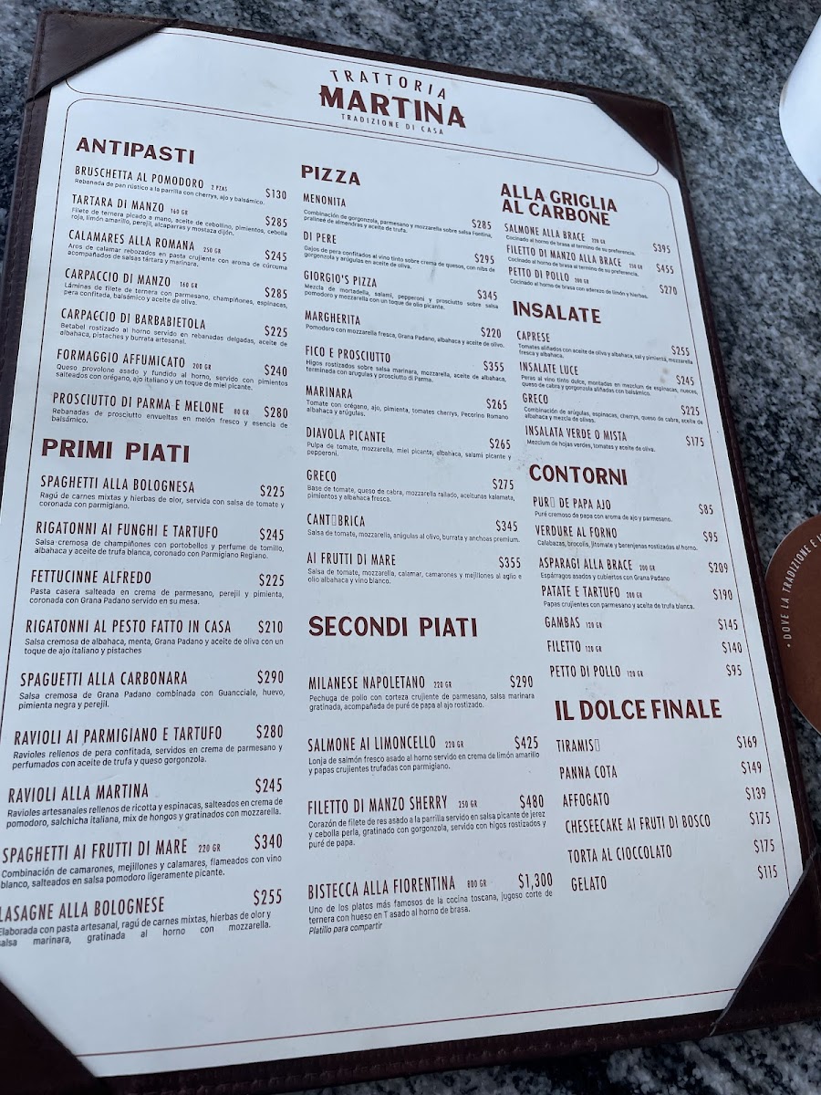 Trattoria Martina Photo Menu 5