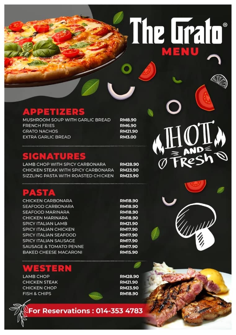 The Grato® Original by Chef Yasser Photo Menu 3