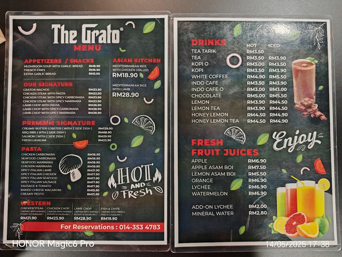 The Grato® Original by Chef Yasser Photo Menu 7