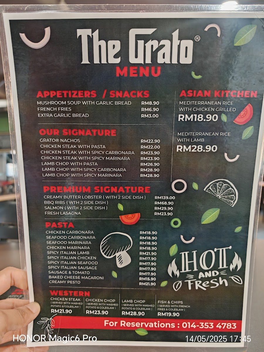 The Grato® Original by Chef Yasser Photo Menu 9