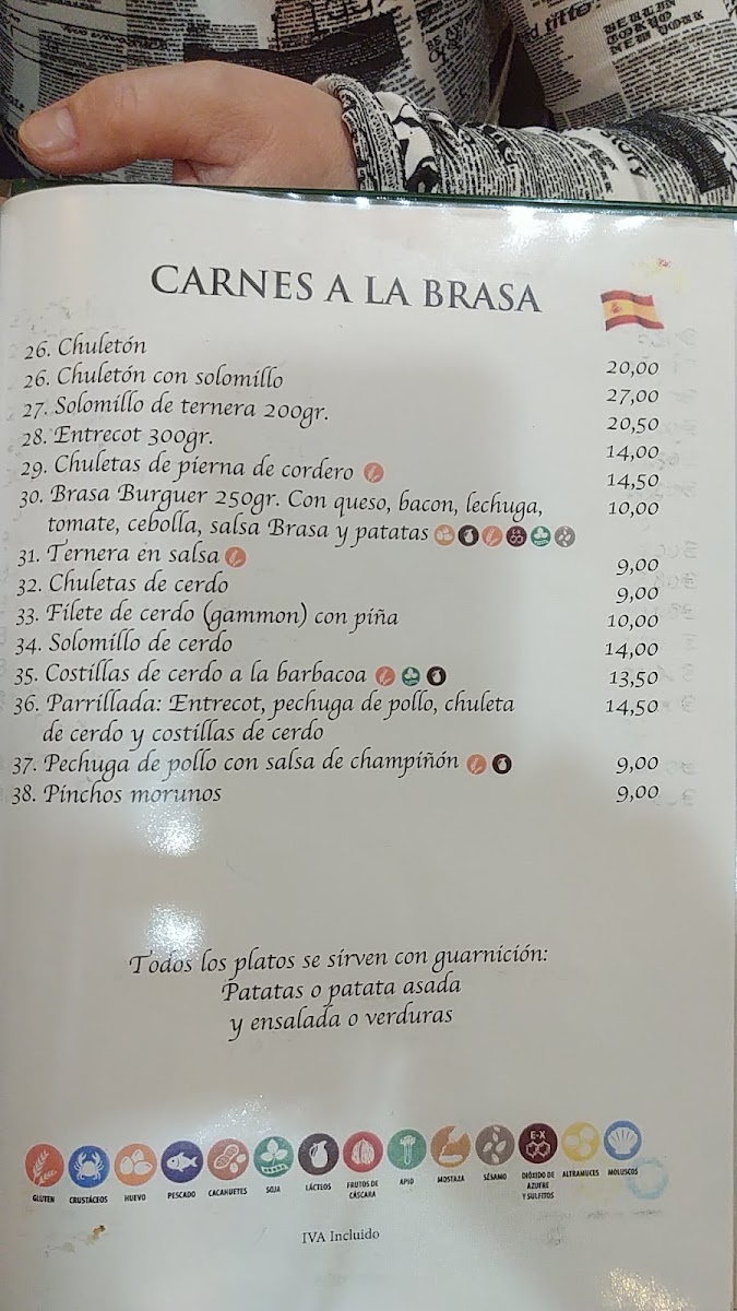 Steak House La Brasa Photo Menu 10