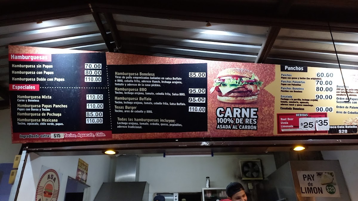 Asa Burger Photo Menu 4