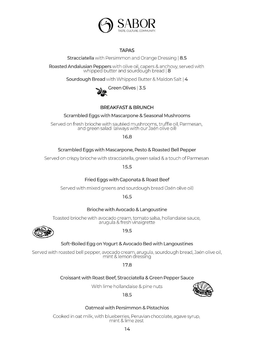 Casa Sabor Photo Menu 5