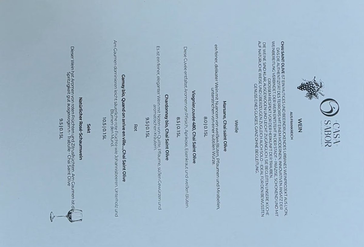 Casa Sabor Photo Menu 7