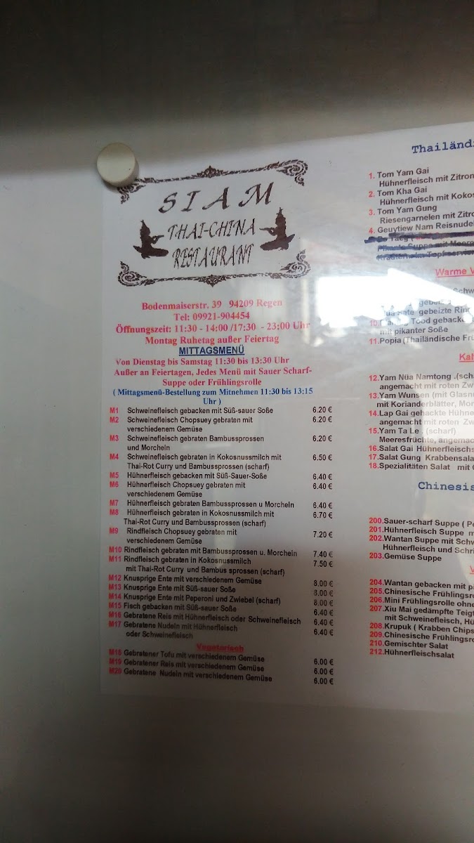 Siam-Thai Restaurant Photo Menu 3