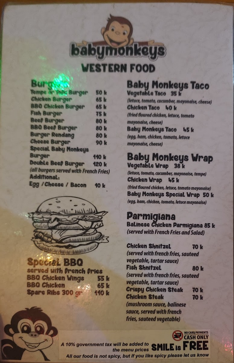 Warung Happy Monkeys Photo Menu 2