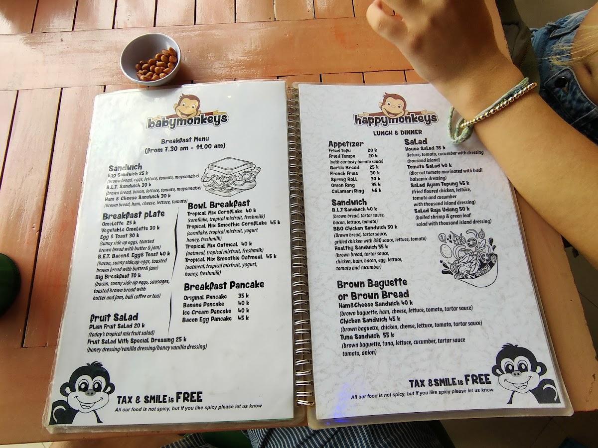 Warung Happy Monkeys Photo Menu 4