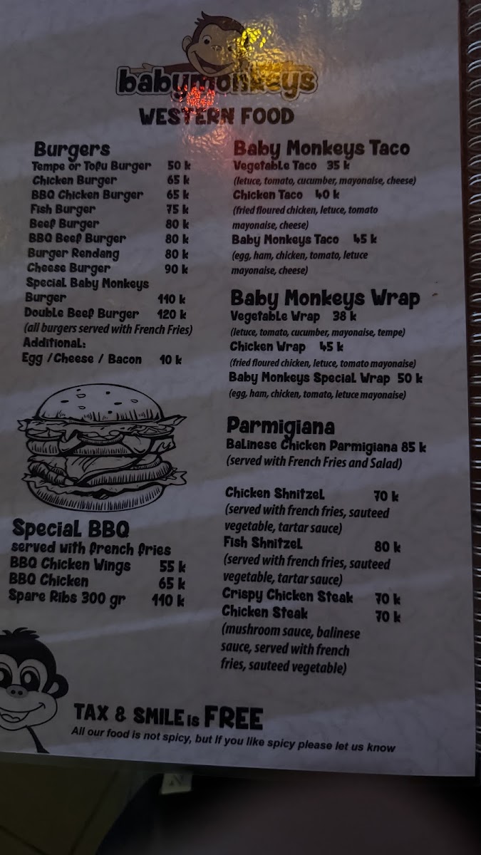 Warung Happy Monkeys Photo Menu 8