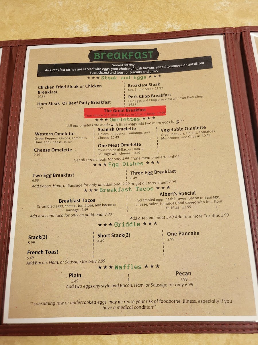 The Beef House American Food Photo Menu 10