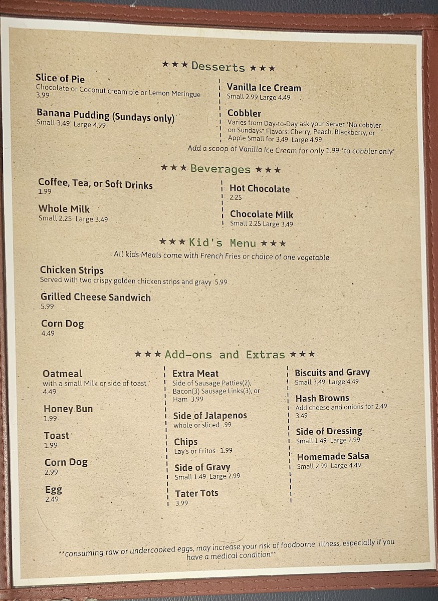 The Beef House American Food Photo Menu 2