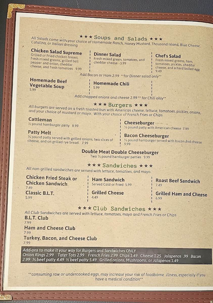 The Beef House American Food Photo Menu 4