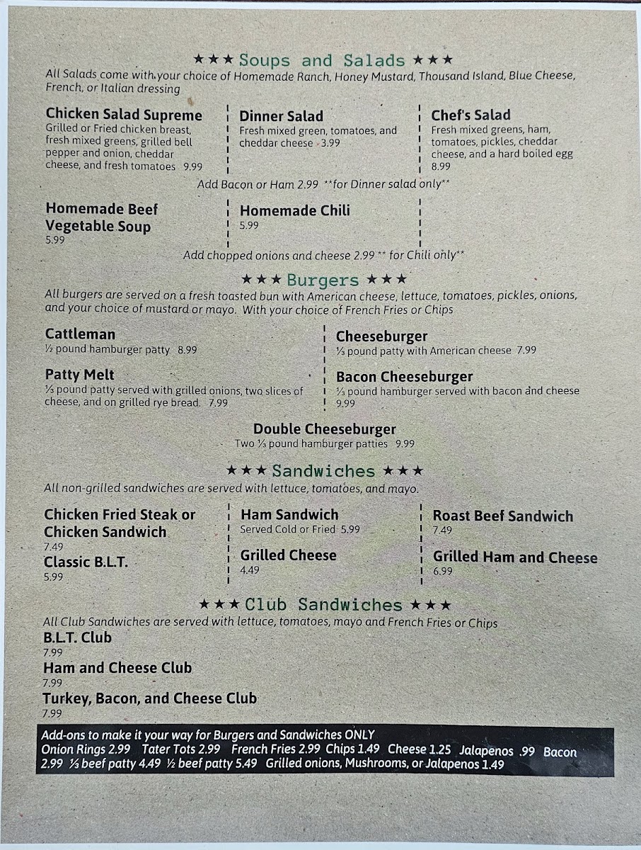 The Beef House American Food Photo Menu 8