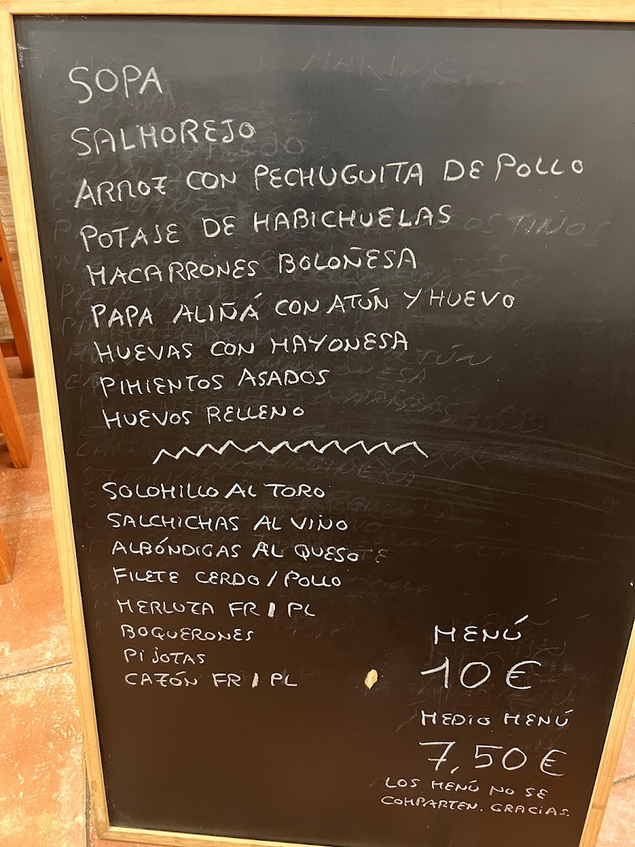 Restaurante El Rincón de Juana Photo Menu 2