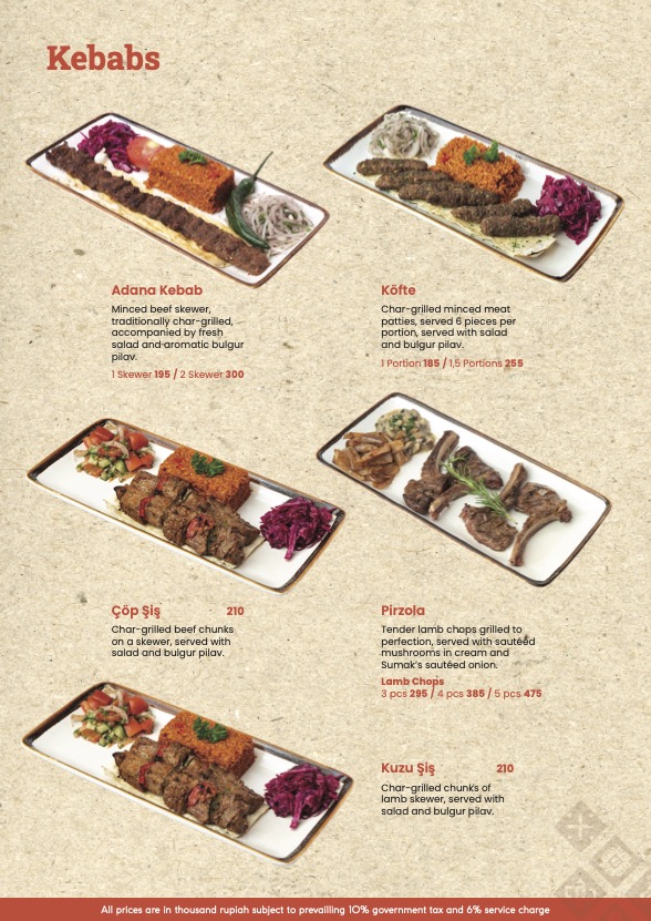 Sumak Turkish Cuisine Photo Menu 4