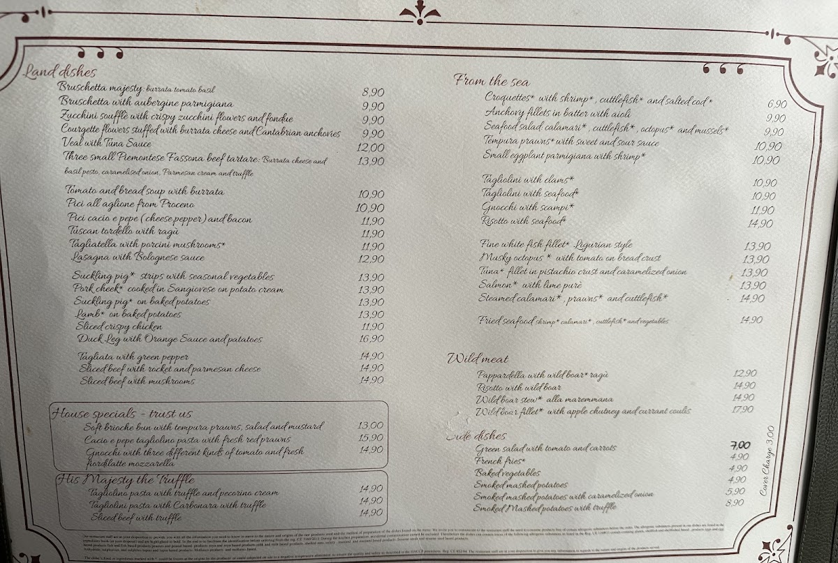 Antica Osteria Photo Menu 3