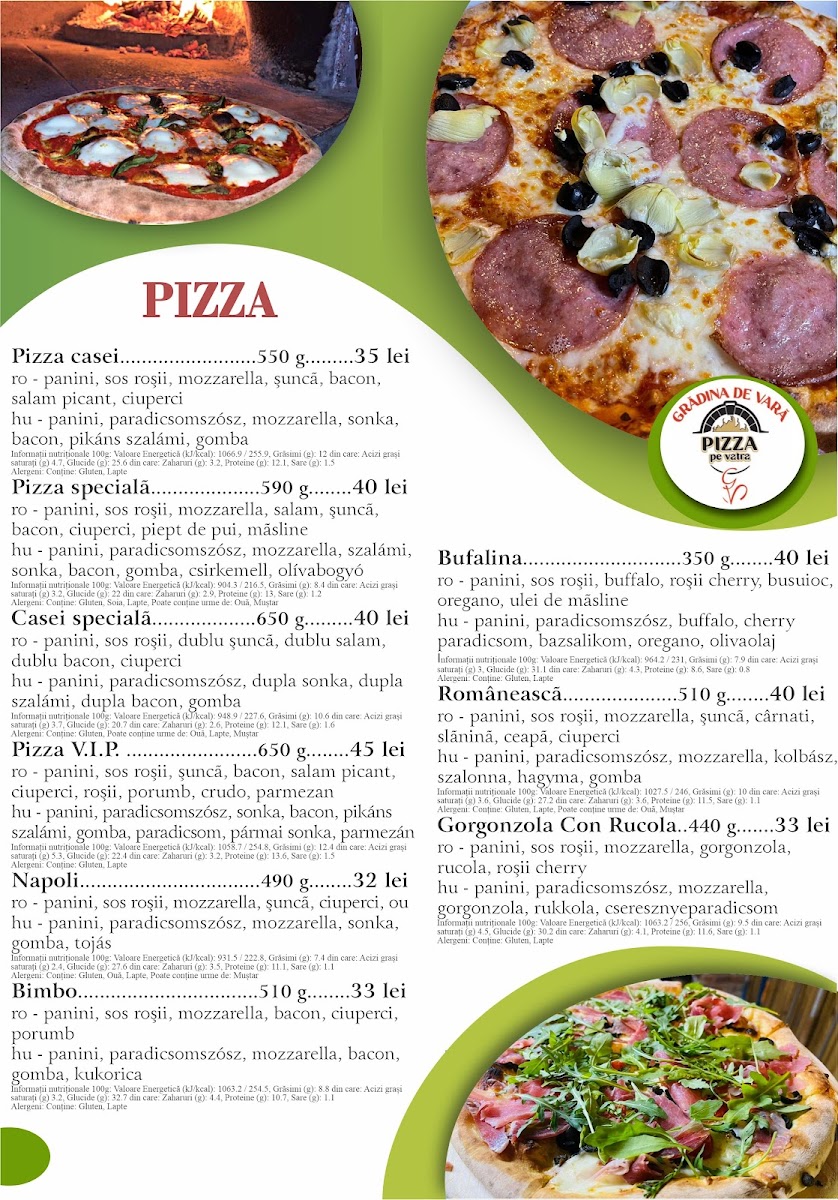 La Vié - Grădina de Vară Photo Menu 8