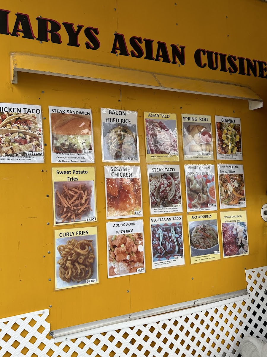 Mary's Asian Cuisine Photo Menu 2