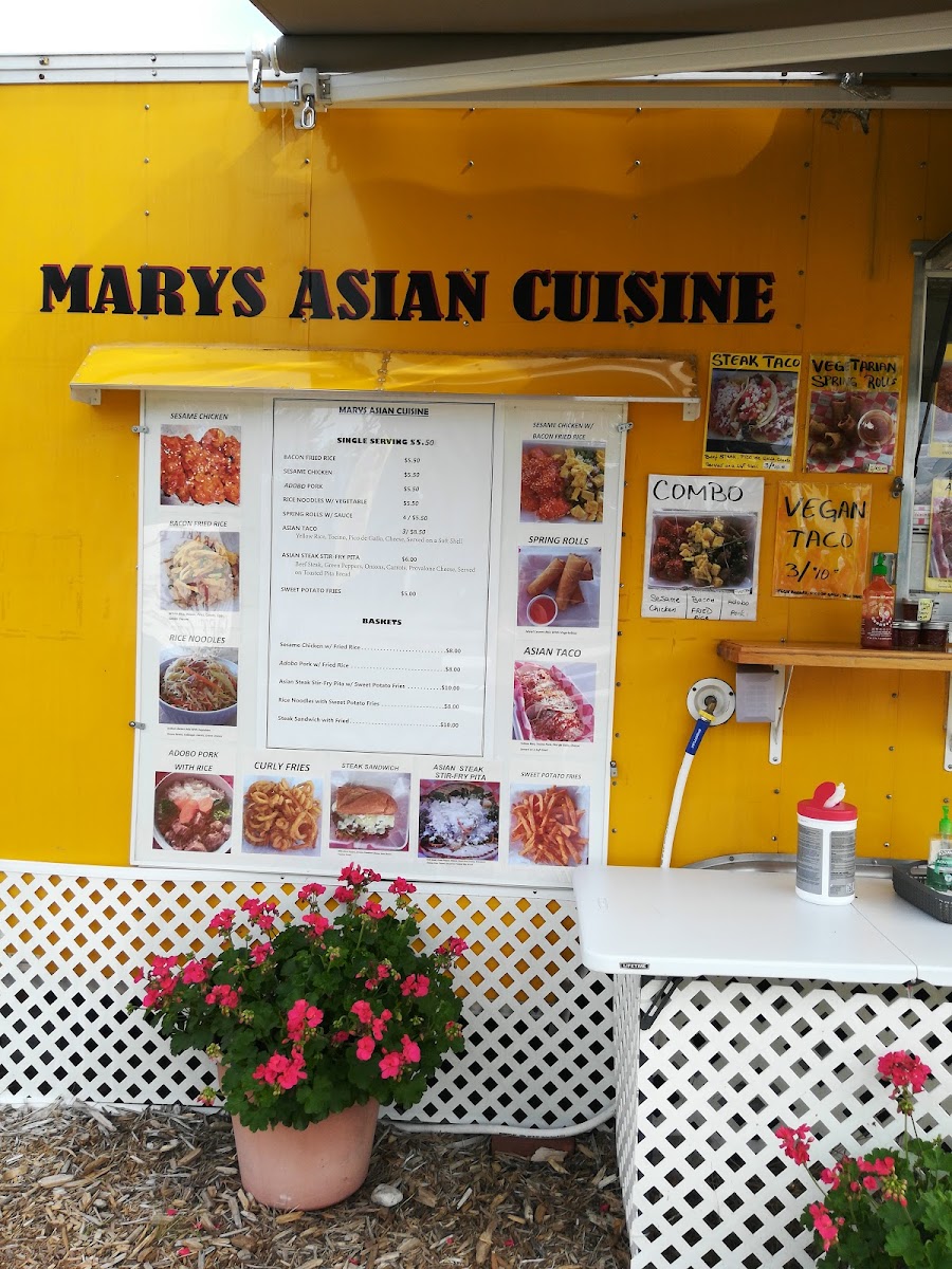 Mary's Asian Cuisine Photo Menu 3