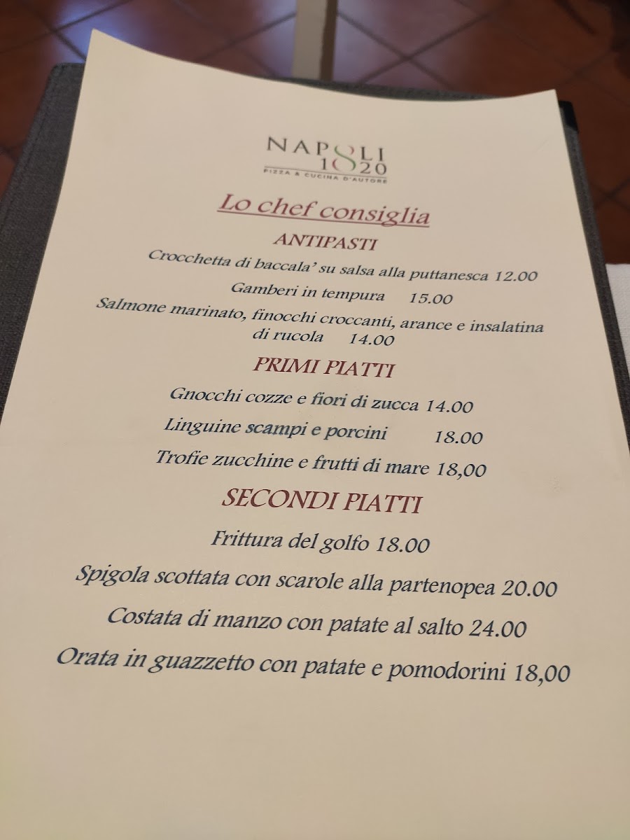 Napoli 1820 Pizzeria - Milano Photo Menu 3