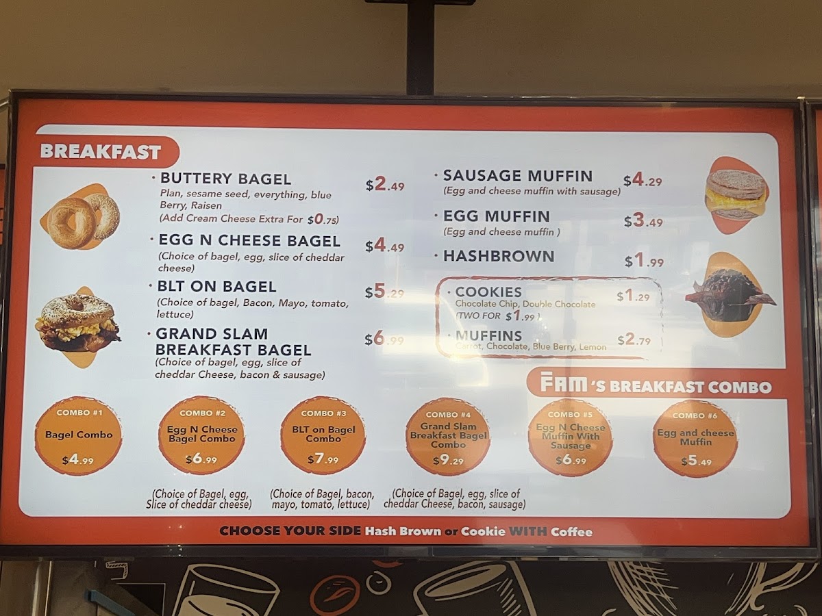 Fam Burger Photo Menu 2