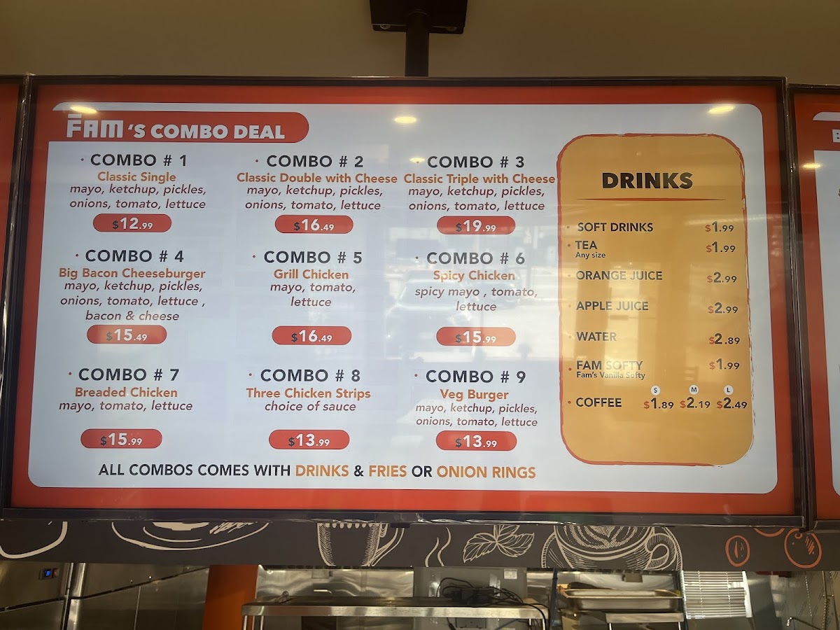 Fam Burger Photo Menu 4