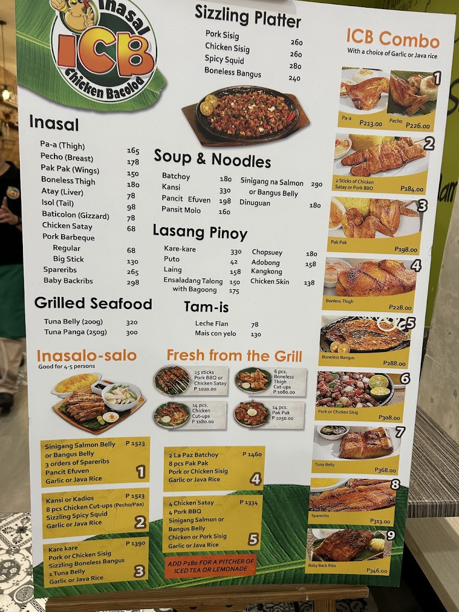 Inasal Chicken Bacolod-SM City San Lazaro Photo Menu 4