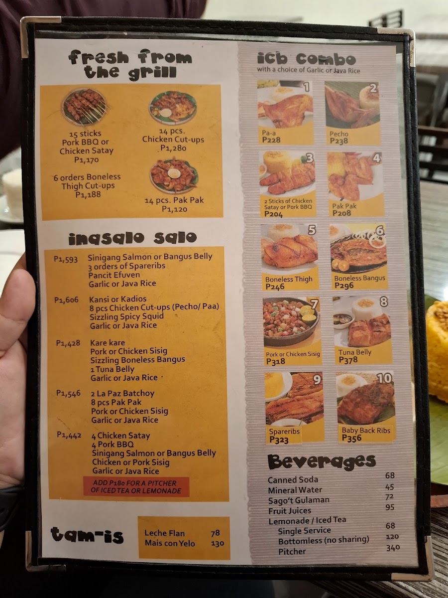 Inasal Chicken Bacolod-SM City San Lazaro Photo Menu 5