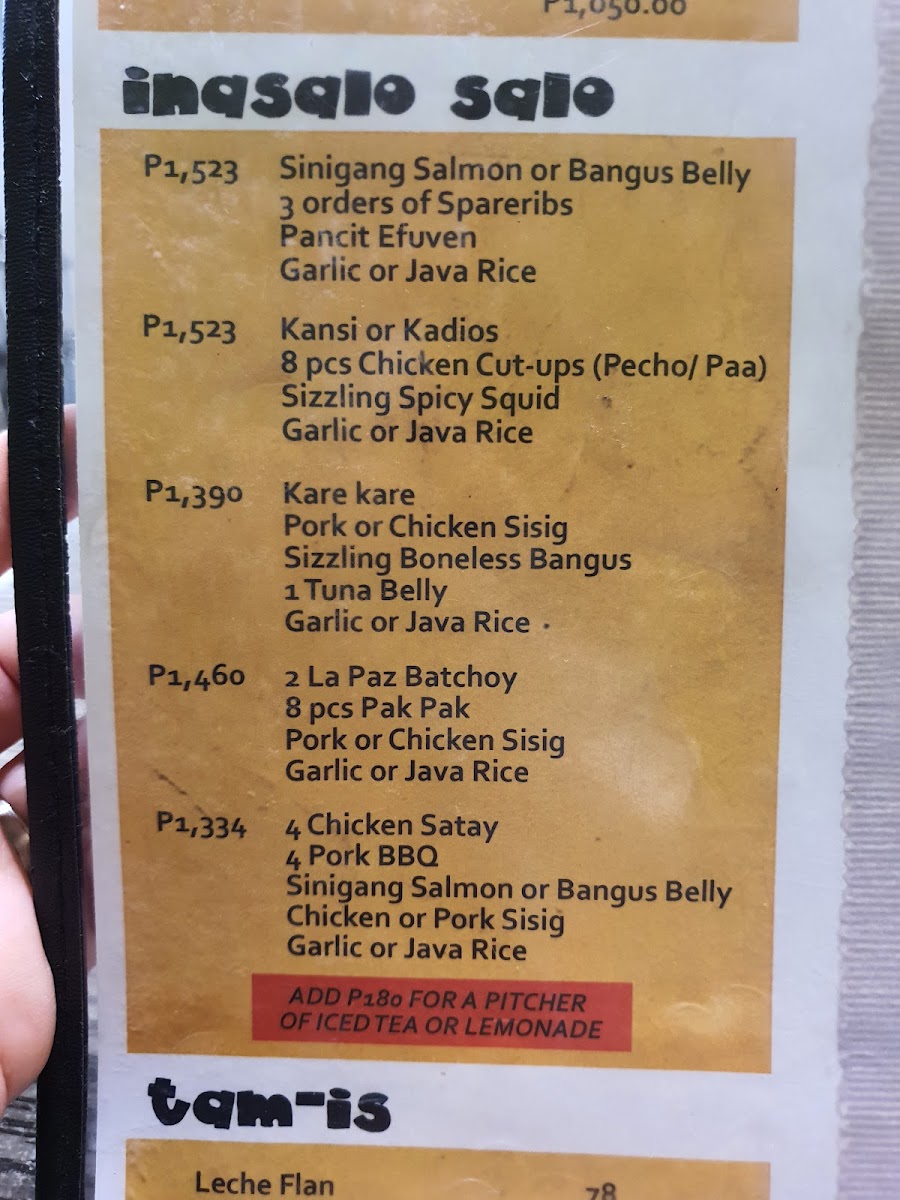 Inasal Chicken Bacolod-SM City San Lazaro Photo Menu 9